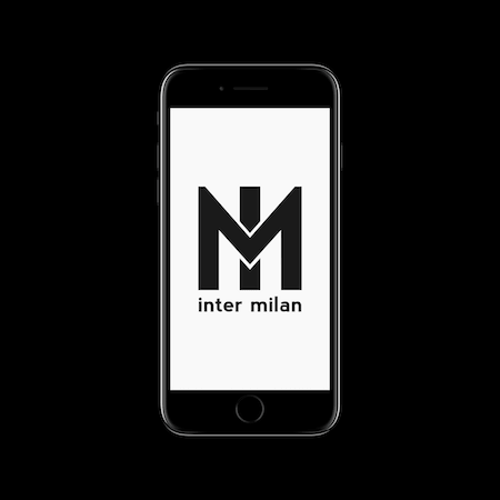 FC MINIMALISM -INTER MLAN IPHONE WALLPAPER