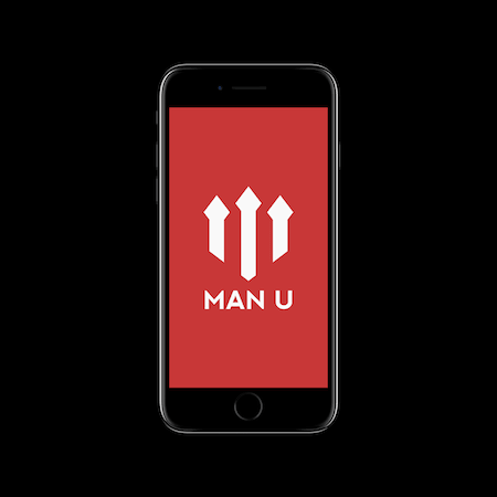 FC MINIMALISM -MAN UTD IPHONE WALLPAPER