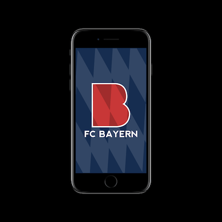 FC MINIMALISM - BAYERN IPHONE WALLPAPER
