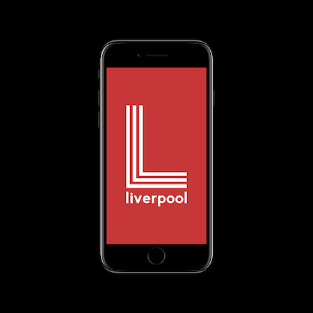 FC MINIMALISM -Liverpool IPHONE WALLPAPER