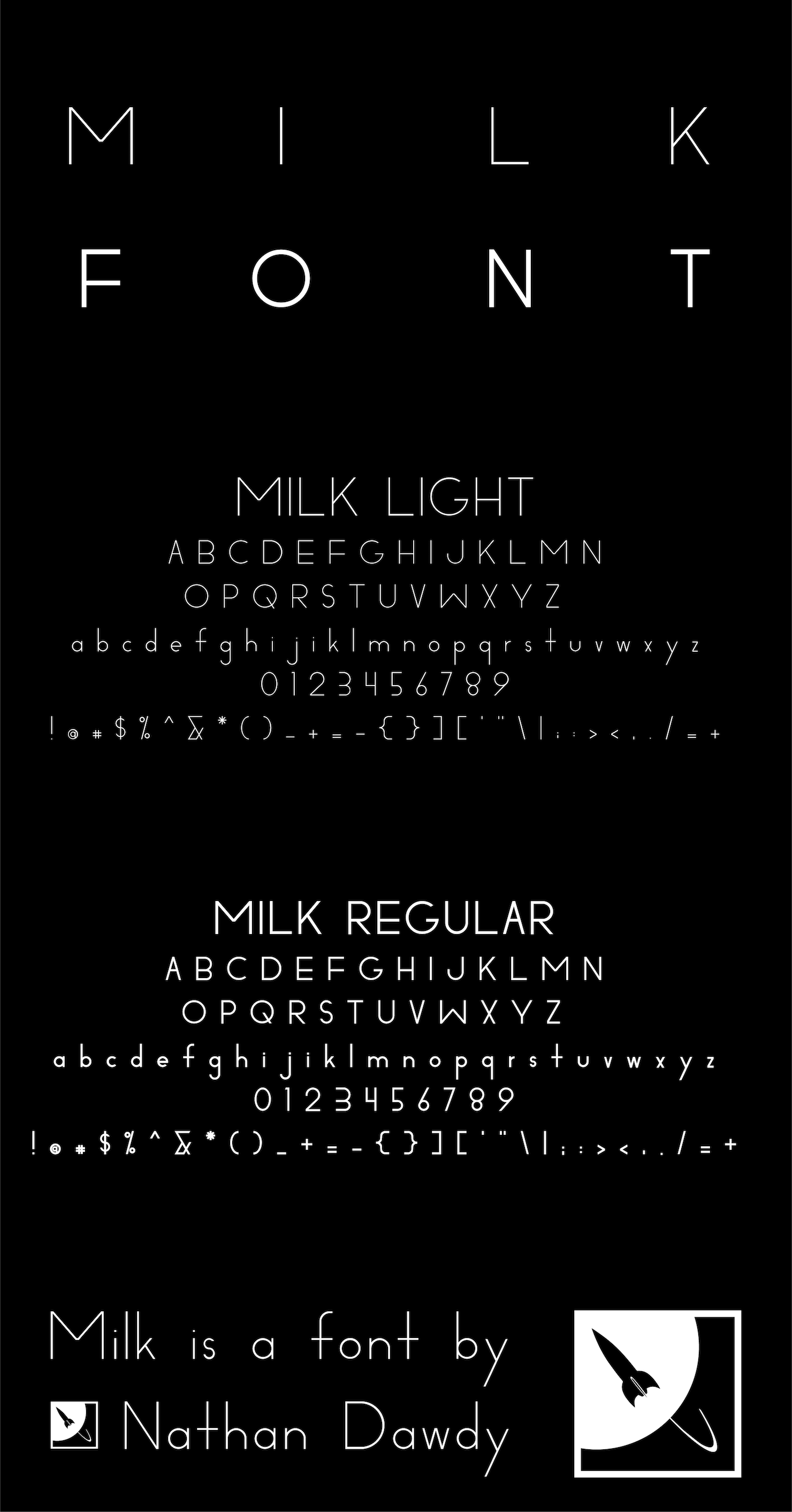 Milk Font